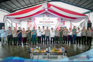 Polda Sumut Gelar Bakti Kesehatan dan Sosial 2000 Warga Belawan